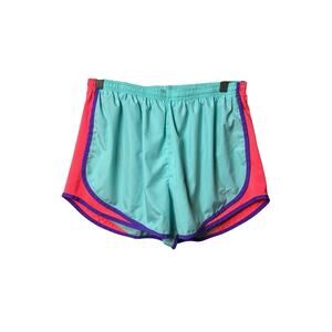 Nike Womens Dri-FIT Tempo Running Shorts Mint Aqua Green Size XL